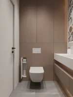 Вбудований тримач для туалетного паперу та йоржика - Зображення 6