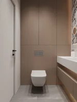 Вбудований тримач для туалетного паперу та йоржика - Зображення 5