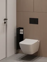 Вбудований тримач для туалетного паперу та йоржика - Зображення 10