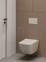 Вбудований тримач для туалетного паперу та йоржика - Зображення 8