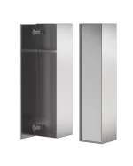 Вбудований тримач для туалетного паперу та йоржика