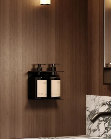 Тримач для двох флаконів настінний